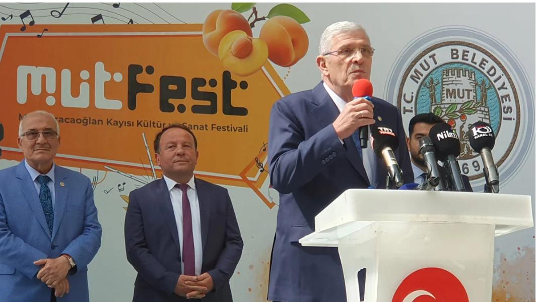 İYİ Parti Genel Başkanı Dervişoğlu, Mut Karacaoğlan Kayısı Kültür ve Sanat Festivali’ne katıldı